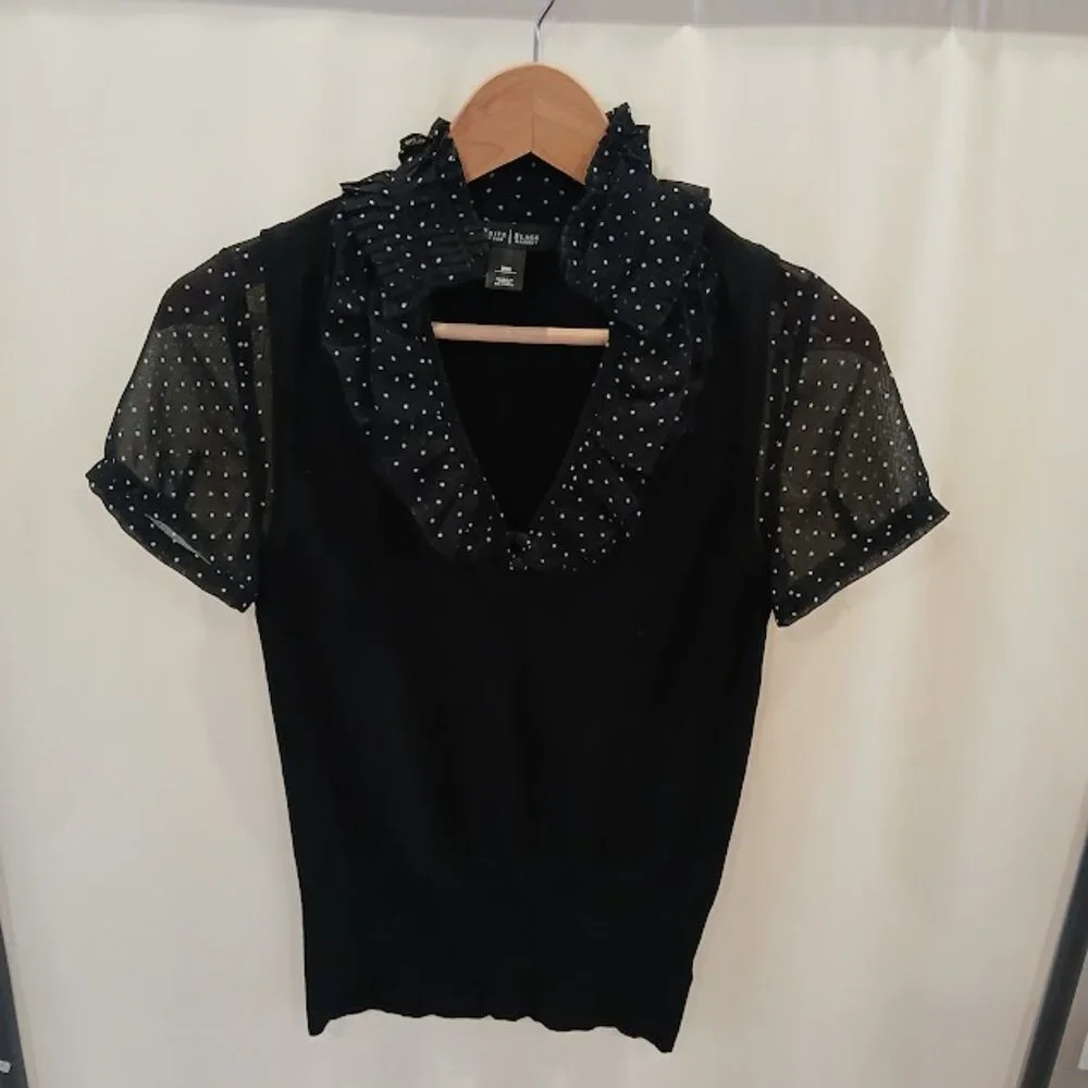 LOT OF 3 White House Black Market Sweater & Tops XS - Picture 4 of 7